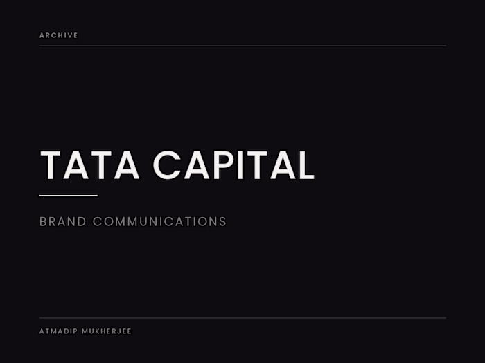 Tata Capital — Brand Communications
