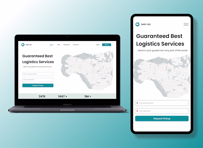 SHIP-GO ( Responsive logistics website )