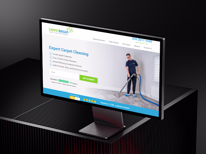 Website Redesign and Maintenance for Carpet Bright UK