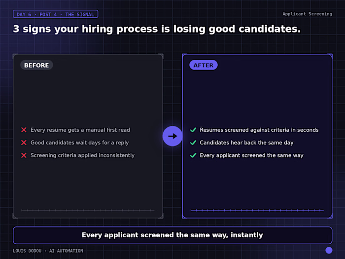 3 signs your hiring process