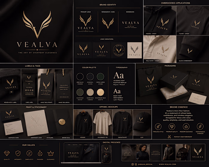 These are the brand identity