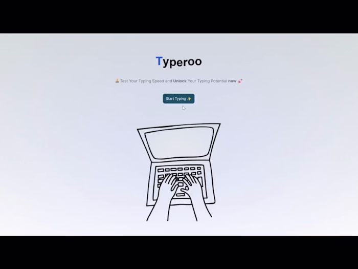 Typeroo - A typing test application