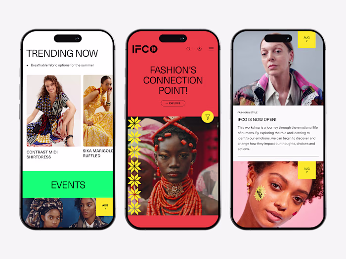 IFCO (Istanbul Fashion Connection) Event Project