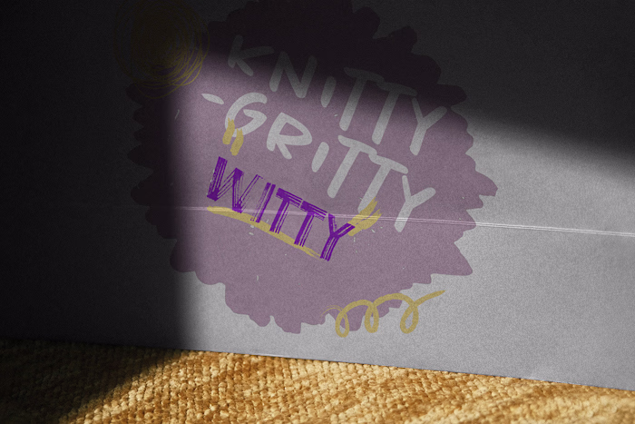 Knitty Gritty Witty Fiber Art design project