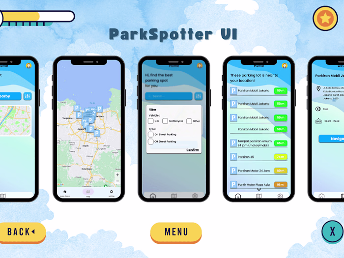 ParkSpotter App
