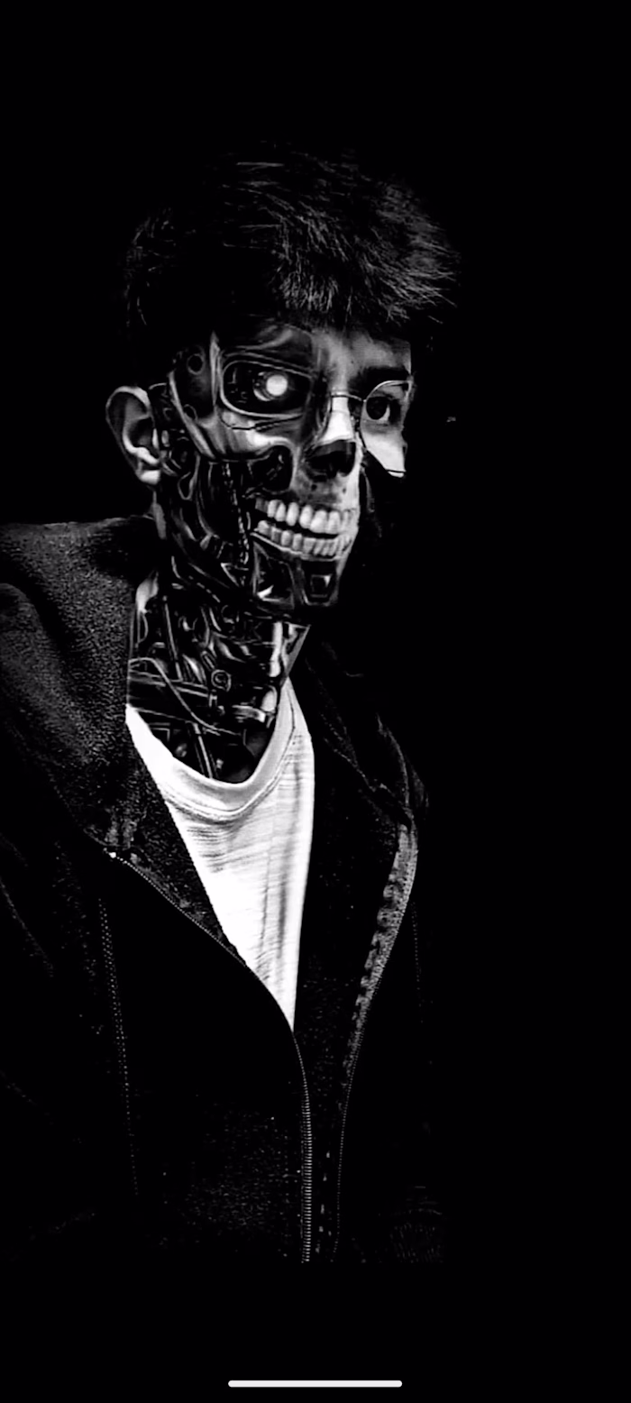 Cybernetic Fusion: The Dual Visage