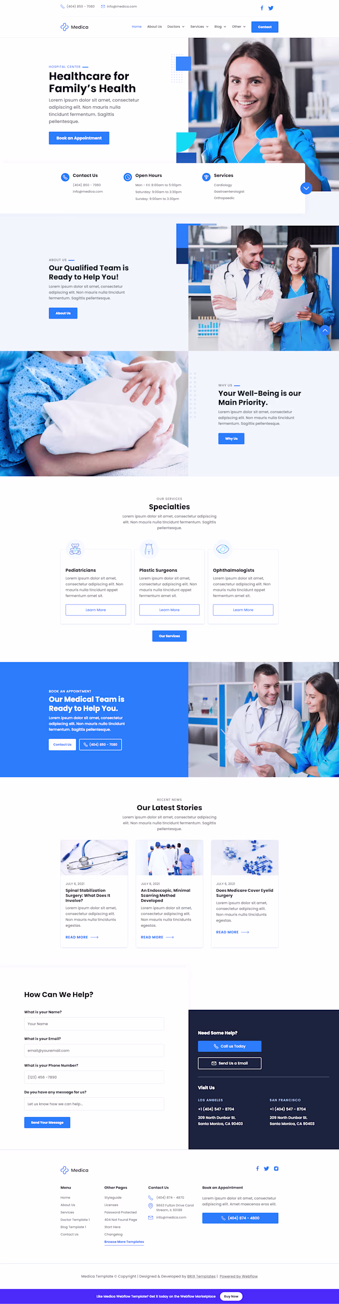 Hospital Website