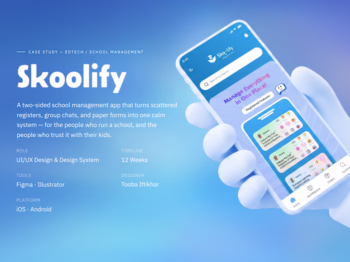 Mobile School Management App | UI/UX Case Study