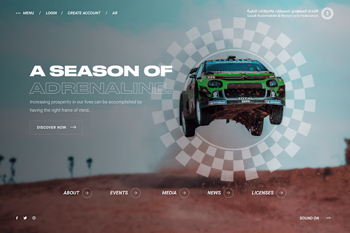 SAMF | Immersive Game-Inspired Web Experience