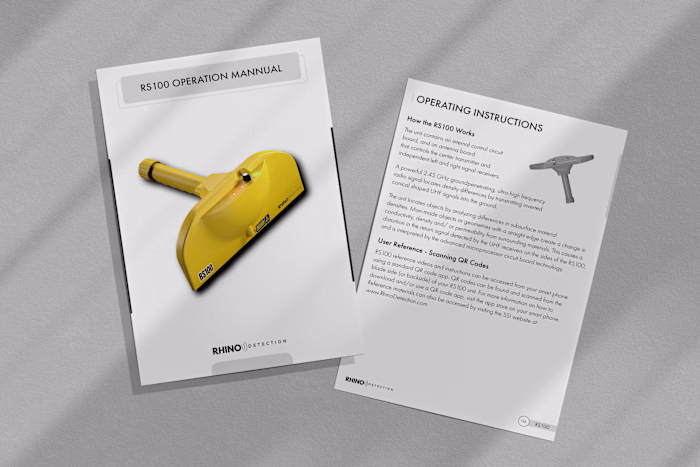 RHINO Detection RS100 Product Manual Design