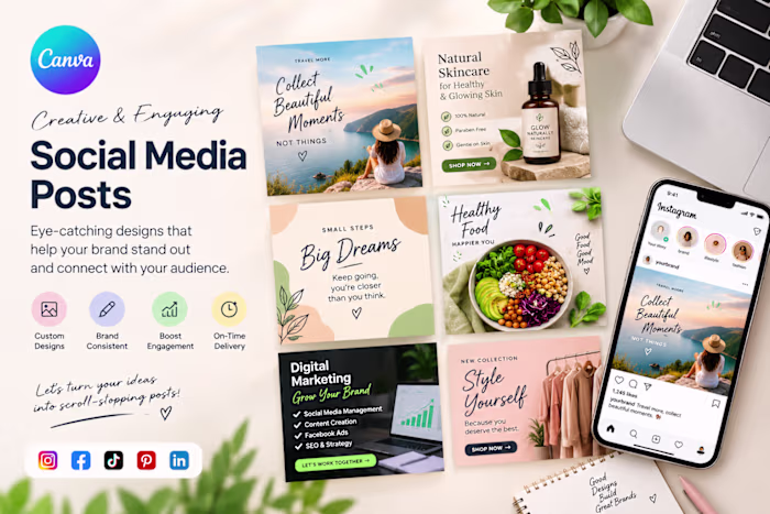 Social Media Posts & Canva Designs