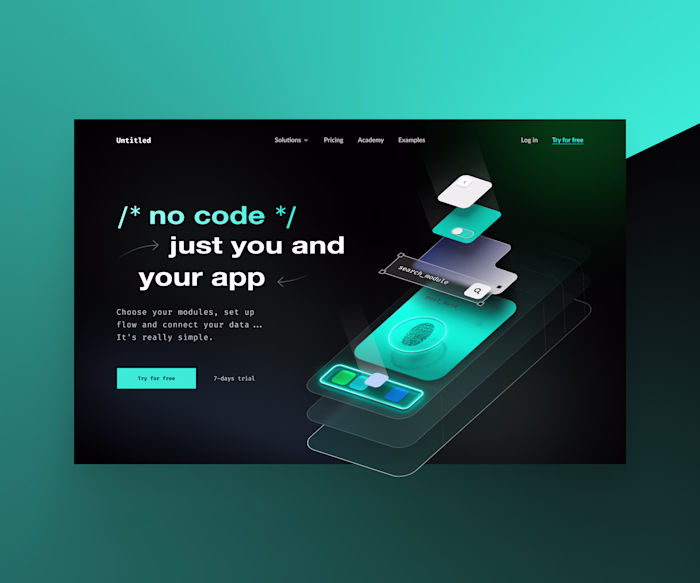 no code, just you and your app (Design)