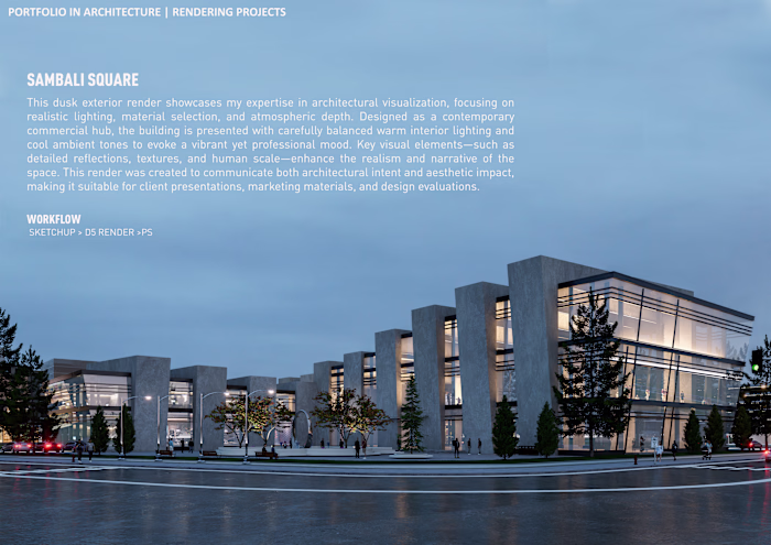 A contemporary commercial hub defined