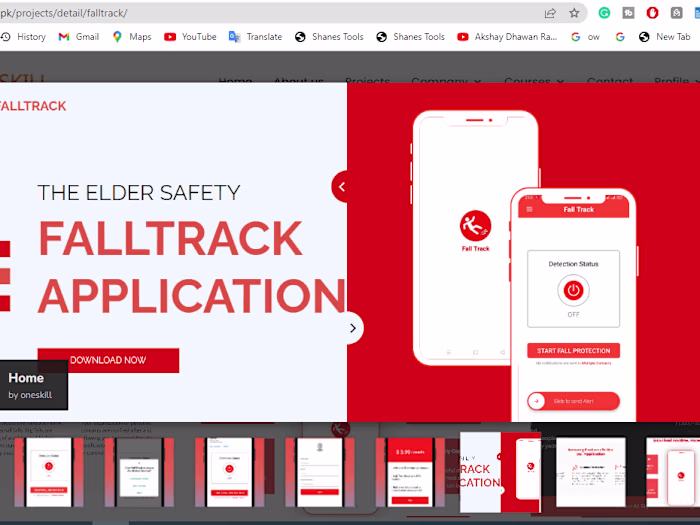 Fall Track App for Elders