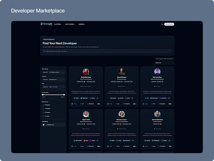 Built an intuitive and scalable