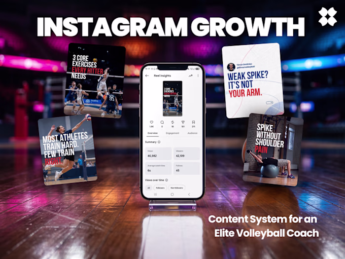 Instagram Growth Strategy for Volleyball Coach