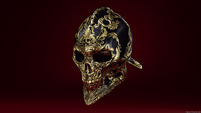 Ornamental Helmet - Game Ready Model