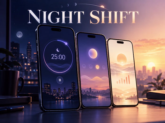 Night Shift — Adaptive UI for Overnight Work