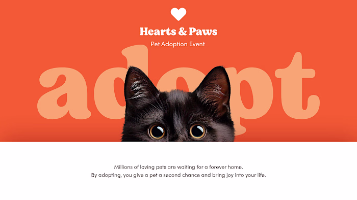 Heart & Paws Adoption Event | Presentation :: Behance