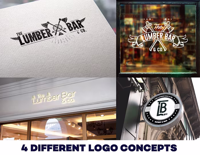 Logo Designing for "The Lumber Bar & co." :: Behance