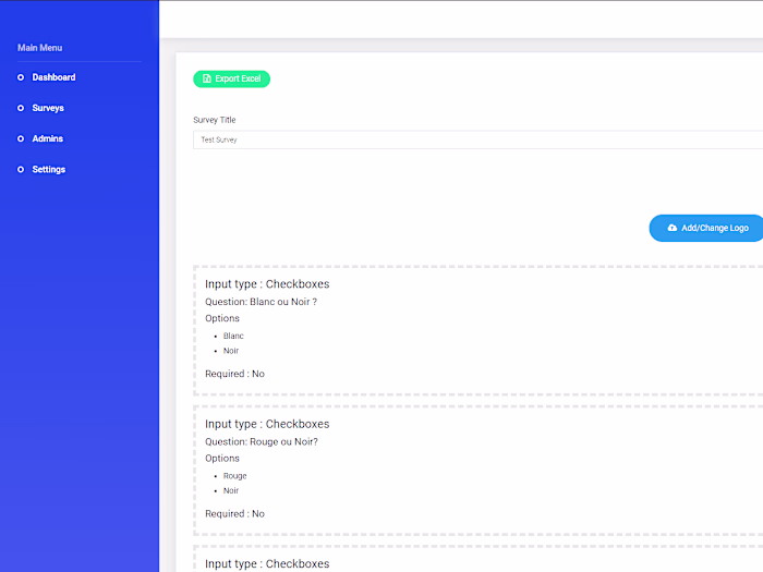 Developed a dynamic survey platform similar to SurveyMonkey