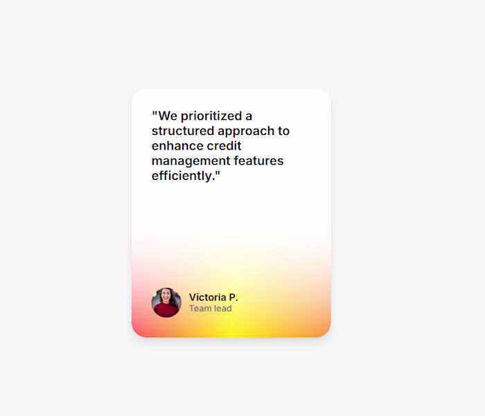 Built stunning card Rate from 1 to 10