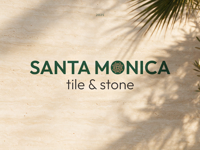 Santa Monica Tile & Stone Logo Design