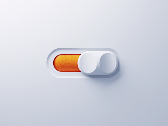 3D Orange Switch