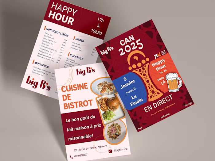 BigB's Restaurant Branding