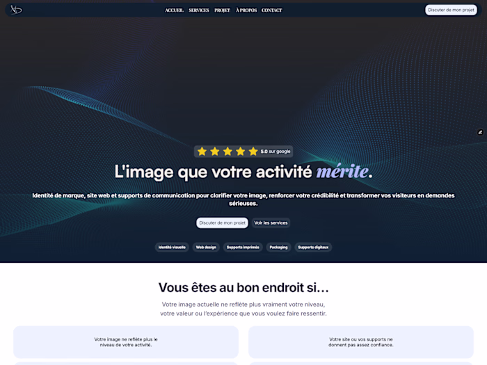 NIA DESIGN - site studio & positionnement