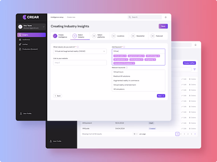 Marketing AI tool