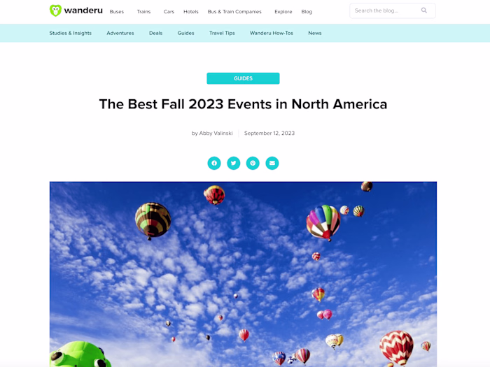 The Best Fall 2023 Events in North America