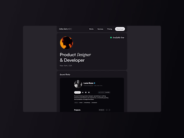 Subscribfy — Design Subscription Template