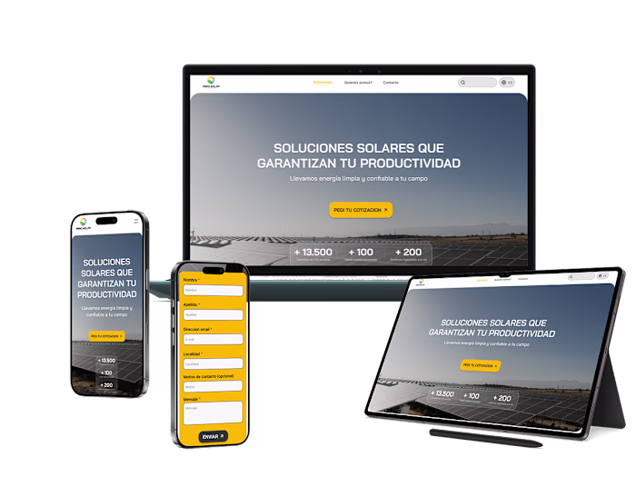 Agrosolar — Web Design for a Patagonian Green Energy Company