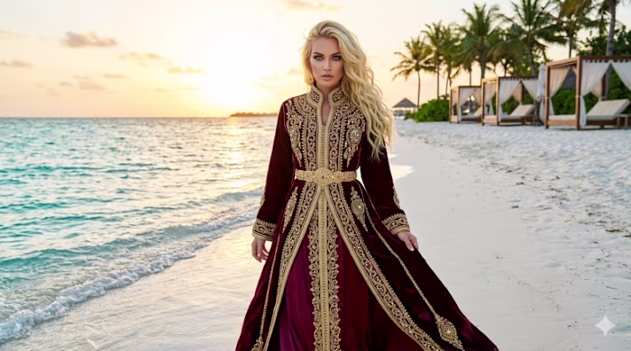 Luxury Algerian Kaftan 4K Video