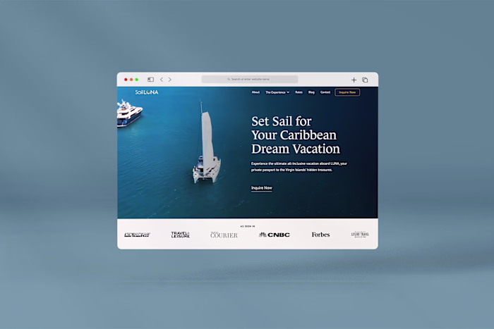 Sail Luna Webflow 