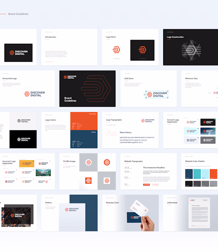 Brand Identity Design for Discover Digital