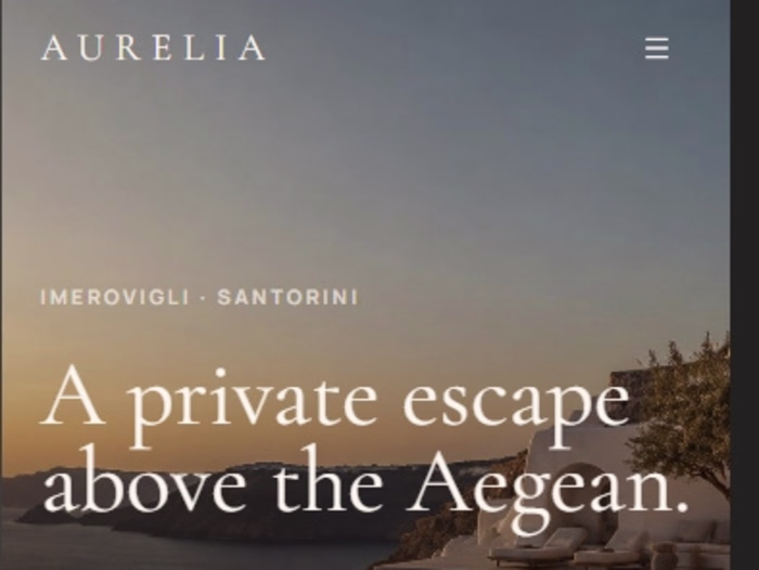 AURELIA — Stay somewhere extraordinary