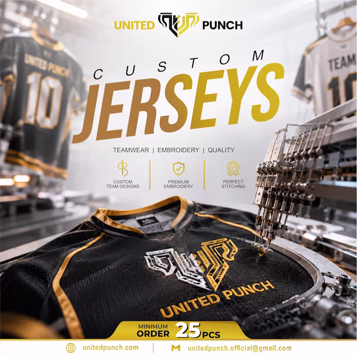 Custom Jersey Social Media Design — United Punch