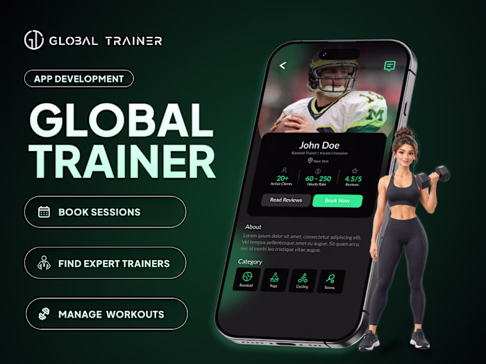 Global Trainer | Connect Trainers & Trainees | React Native