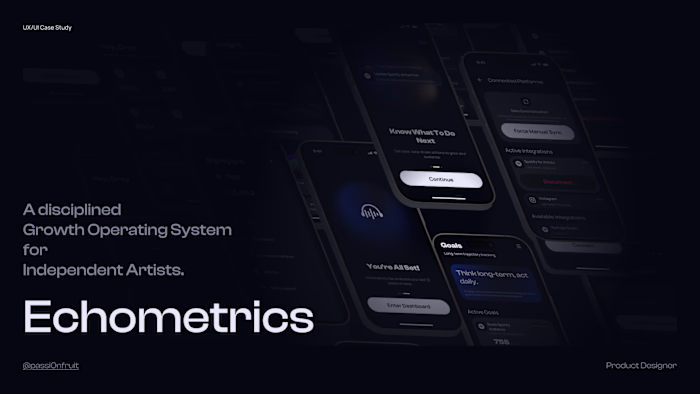 Echometrics | Mobile App | UI/UX Design