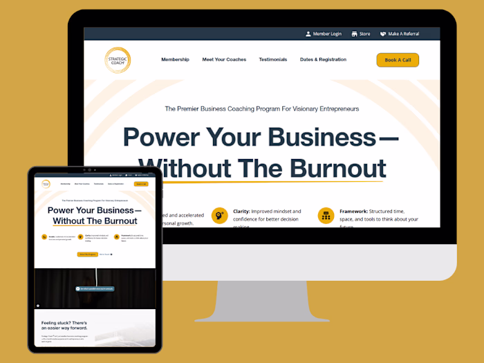 Kajabi Online Course Landing Page Design