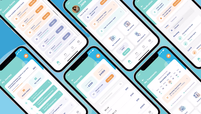 Fertility app for a fertility clinic in London, UK.