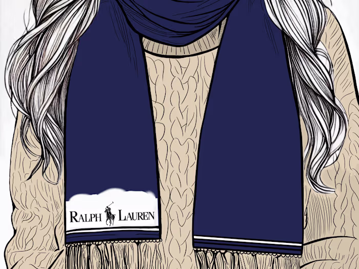 Ralph Lauren Scarf & Knitwear Illustration
