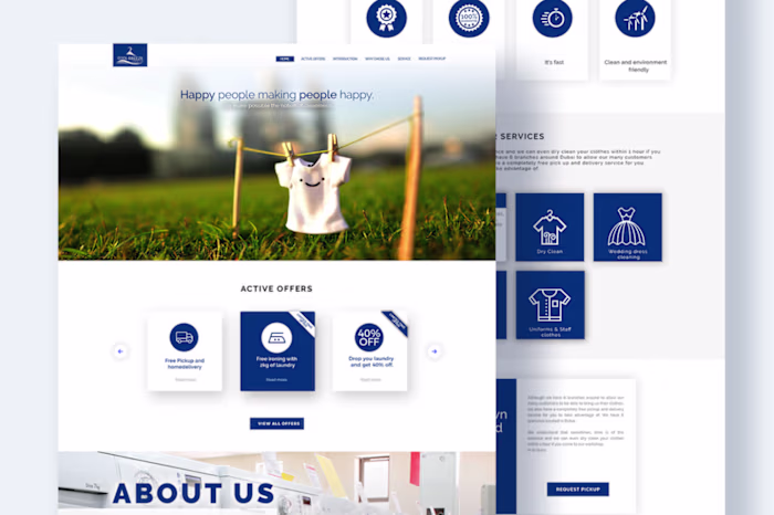 Landing Page design