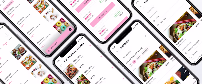 Designed 5 food-tech products for Canadian firm Delivery Domain