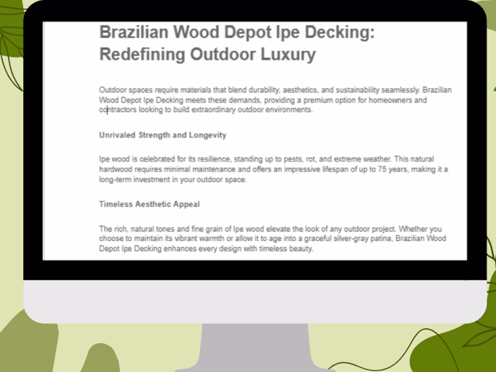 Brazilian wood