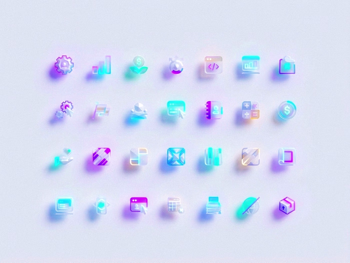 Rebound as foster glass style Broadlume iconography