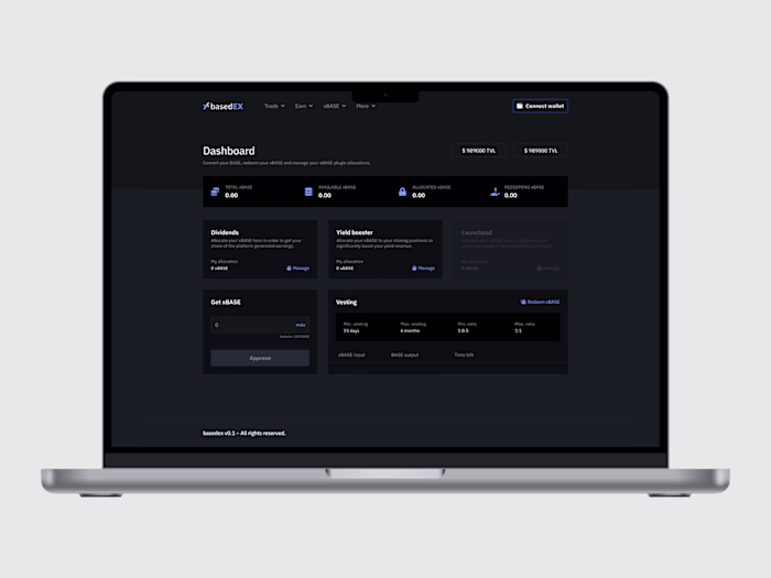 Product Design for BasedEx Crypto Platform