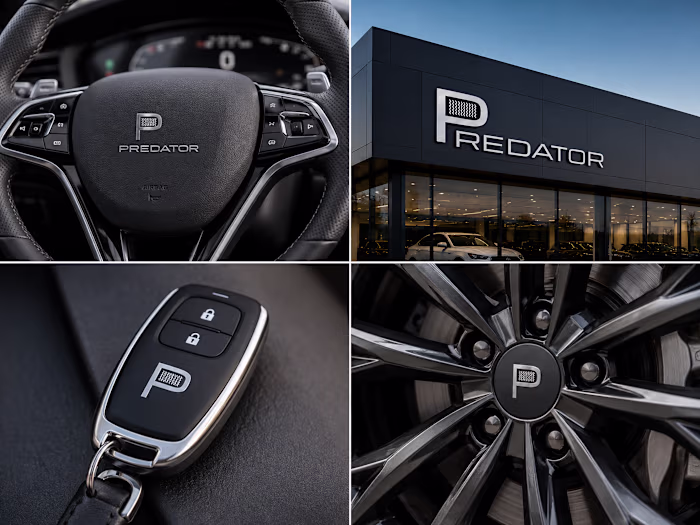 Custom Branding Design of "Predator", Car Manufacturer 